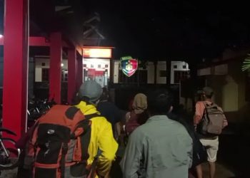 Para Calon PMI saat Dibawa ke Satreskrim Polresta Tanjungpinang, foto : ist