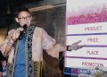 Menparekraf Sandiaga Uno dalam kegiatan Pelatihan dan Talkshow Ekraf yang mengusung tema "Strategi Promosi Produk Ekonomi Kreatif Melalui Media Digital", Rabu (12/10/2022) malam di Gori Artisan Building, Makassar. ANTARA/Humas Kemenparekraf.