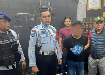 Zul Fauzi Rahman usai Diamankan Petugas Rutan di Kabupaten Bintan, foto : ist