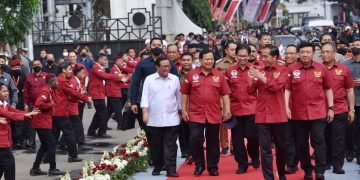 Presiden Jokowi meresmikan AMN Surabaya, Selasa (29/11/2022). (Foto: Humas Setkab/Oji)