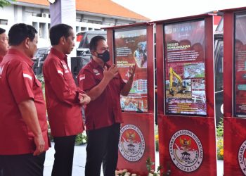 Presiden Jokowi pada acara peresmian AMN Surabaya, Selasa (29/11/2022). (Foto: Humas Setkab/Oji)