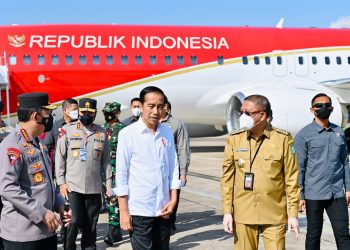 Presiden Jokowi melakukan kunjungan kerja ke Pontianak, Kalbar, Selasa (29/11/2022). (Foto: BPMI Setpres/Laily Rachev)