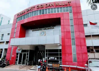 Rumah Sakit Gigi dan Mulut (RSGM) Universitas Airlangga (Unair) Surabaya. (ANTARA Jatim/HO-Humas Unair/WI)