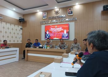 Wakapolresta Tanjungpinang, AKBP Arief Robby Rachman saat Jumat Curhat Bersama Awak Media, foto: Mael/detak.media