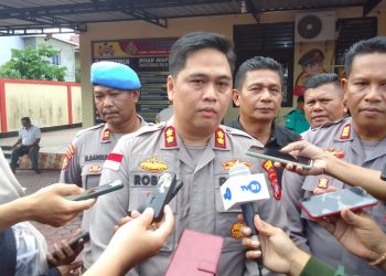 Wakapolresta Tanjungpinang, AKBP Arief Robby Rachman usai Melakukan Jumat Curhat, foto: Mael/detak.media