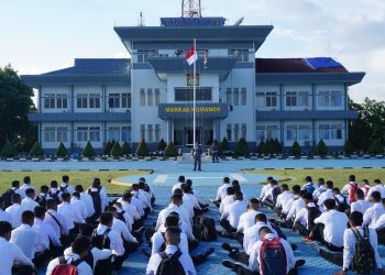 Ratusan Casis Panda Lantamal IV Batam saat mengikuti Pembekalan, foto: Ist