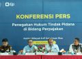 Kanwil DJP Kepri saat Melakukan Konferensi Pers, foto:  ist