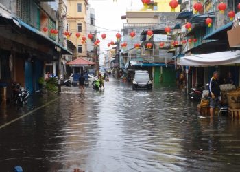 Rumah warga Tanjungpinang saat Terendam Banjir, foto: ist