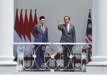 Presiden Jokowi dan PM Anwar Ibrahim, Senin (09/01/2023), di Istana Kepresidenan Bogor, Jabar. (Foto: Humas Setkab/Jay)