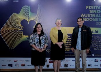 Menparekraf, Sandiaga Salahuddin Uno, saat Jumpa Pers FSAI di CGV Grand Indonesia, Jakarta, Kamis (16/2/2023), foto: kemenparekraf.go.id