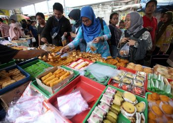 Suasana Bazar Ramadhan, foto: Kristianto Purnomo/Kompas.com