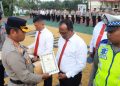 Sebanyak 19 Personel saat Mendapatkan Reward oleh Polresta Tanjungpinang, foto: Mael/detak.media