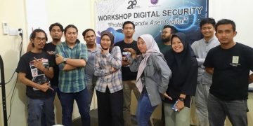 Peserta Pelatihan Digitak Securitiy saat Foto Bersama, foto: ist. Dok AJI Tanjungpinang