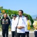 Presiden Jokowi meresmikan Jalan Akses Labuan Bajo-Golo Mori, Kabupaten Manggarai Barat, NTT, pada Selasa (14/03/2023). (Foto: BPMI Setpres/Muchlis Jr)