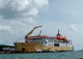 Kapal Sabuk Nusantara 48 Milik Pelni yang Bersandar di Pelabuhan SBP Tanjungpinang, foto: Mael/detak.media