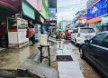 Kondisi Jalan Bintan usai Alami Banjir pada Jum'at (28/4/2023), foto: Mael/detak.media