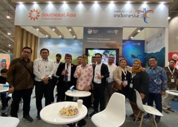 (Kemenparekraf/Baparekraf) saat mempromosikan potensi parekraf Indonesia ke pasar Arab Saudi dengan berpartisipasi dalam Riyadh Travel Fair (RTF) 2023, foto: kemenparekraf.go.id