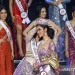 Puteri Indonesia 2022 Laksmi Shari De Neefe Suardana memakaikan mahkota kepada Puteri Indonesia 2023 terpilih Farhana Nariswari Wisandana (depan) pada Malam Puncak Grand Final Pemilihan Puteri Indonesia 2023 di Plenary Hall Jakarta Convention Center (JCC) Senayan, Jakarta, Jumat (19/5/2023). ANTARA FOTO/Asprilla Dwi Adha/aww.