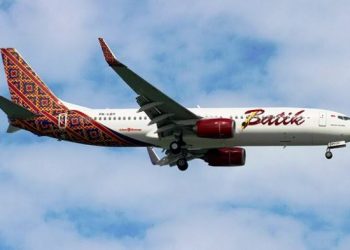 Ilustrasi Maskapai Batik Air, foto: Tribuntravel.com