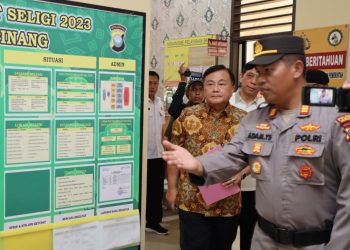 Kompolnas saat Mendatangi Mapolsek Tanjungpinang Timur, foto: Mael/detak.media