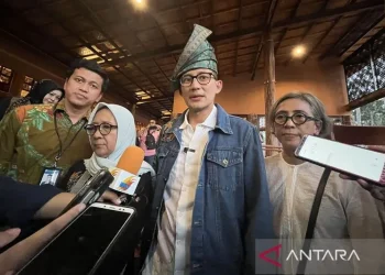 Menteri Pariwisata dan Ekonomi Kreatif (Menparekraf) Sandiaga Salahuddin Uno. ANTARA/Jessica/pri.