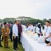 Presiden Jokowi meninjau Pasar Rakyat yang digelar di Lapangan Rampal, Kota Malang, Provinsi Jawa Timur pada Senin (24/07/2023) sore. (Foto: BPMI Setpres/Laily Rachev)