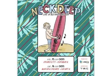 Poster konser NECK DEEP (ANTARA/HO/Otello Asia)