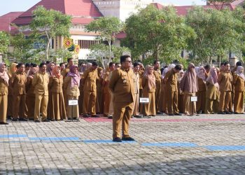 suasana apel pagi Pemkab Bintan, foto: ist