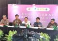 Menkominfo Budi Arie Setiadi, dan Menlu Retno LP Marsudi dalam Media Gathering KTT ke-43 ASEAN di Jakarta, Senin (28/8/2023). (Foto: Tim Komunikasi & Media KTT Ke-43 ASEAN)