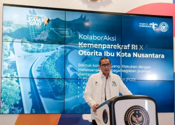 Menparekraf Sandiaga Uno saat menghadiri "The Weekly Brief With Sandi Uno", foto: ist/kemenparekraf.go.id