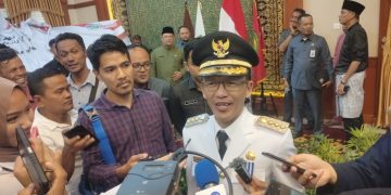 Hasan usai Dilantik Sebagai Pj Walikota Tanjungpinang, foto: Mael/detak.media