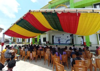 Suasana bazar di kegiatan expo bahasa arab, doc/detak.media