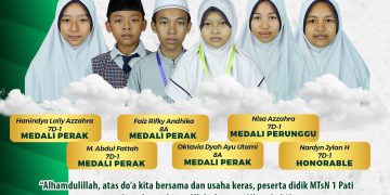 Siswa MTsN 1 Pati raih prestasi internasional, Foto: kemenag.go.id