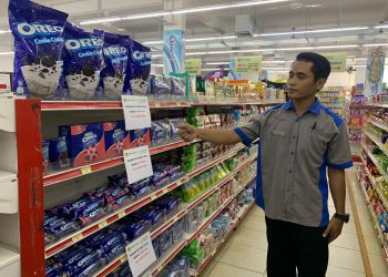 Salah satu Produk Pro Israel yang Diboikot Supermarket Al Baik Tanjungpinang, foto: Mael/detak.media