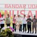 Presiden Joko Widodo melakukan peletakan batu pertama Bandar Udara Ibu Kota Nusantara (IKN) di Kabupaten Penajam Paser Utara, Provinsi Kalimantan Timur (01/1/2023). (Foto: BPMI Setpres)