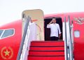 Presiden Joko Widodo bertolak menuju Provinsi Sulawesi Utara, pada Kamis, 28 Desember 2023. (Foto:Muchlis Jr/BPMI Setpres)