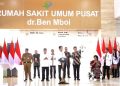 Presiden Jokowi meresmikan RSUP dr. Ben Mboi di Kupang, NTT, Rabu (06/12/2023). (Sumber: Tangkapan Layar)