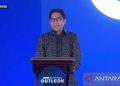 Tangkapan Layar Direktur Penilaian Perusahaan Bursa Efek Indonesia (BEI) I Gede Nyoman Yetna dalam acara Economic Outlook 2023 yang dipantau di Jakarta, Selasa. ANTARA/ Muhammad Heriyanto.