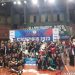 Tim putra BIN Pasundan juarai Livoli Divisi Utama 2023 setelah mengalahkan LavAni dengan skor 3-2 (25-19, 21-25, 22-25, 25-19, 15-12) saat grand final di GOR Jayabaya, Kediri, Minggu (10/12/2023) malam. ANTARA/ Asmaul