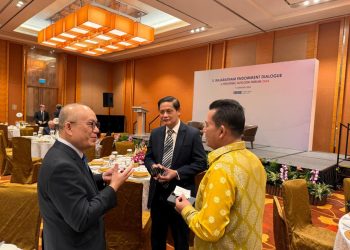 Gubernur Kepri, Ansar Ahmad saat menghadiri S. Rajaratnam Dialog Endowment Regional Outlook Forum di Singapura, foto: kepriprov.go.id