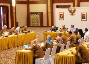 Rapat Pembentukan Peta Jalan Pengendalian Inflasi Provinsi Kepulauan Riau bertempat di Aula Wan Seri Beni Kantor Gubernur Kepulauan Riau, Pulau Dompak, Tanjungpinang, foto: kepriprov.go.id