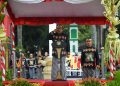 Walikota Blitar Santoso saat pimpin upacara Hari Jadi Kota Blitar ke-118, foto: Dani ES/detak.media