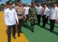 Kapolresta Tanjungpinang bersama Pj Walikota dan Instansi Lainnya mengecek Kesiapan Personel Operasi Ketupat 2024, foto: Mael/detak.media