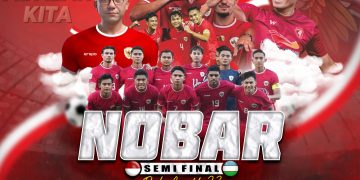 Flyer Nonton Bareng Semifinal Piala Asia U23 yang Digelar Polresta Tanjungpinang, foto: humas Polresta