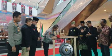 Karo Ops Polda Kepri Kombes Pol Ulami Sudjaja saat Membuka Kejuaraan Pencak Silat Piala Kapolda Kepri, foto: Mael/detak.media