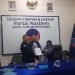 Rahma saat pengembalian formulir pendaftaran Bacalon Wako dan Wawako Tanjungpinang ke DPD Partai Nasdem,  foto: lam/detak.media