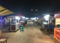 Kondisi Stand Pedagang Street Food pada Malam Hari, foto: Mael/detak.media