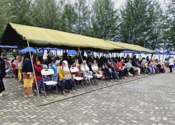 Pengobatan gratis yang digelar oleh Lanud RSA Natuna