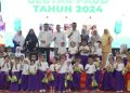 Foto bersama seusai menggelar Gebyar PAUD dalam rangka Hari Anak Nasional ke 40, tahun 2024 (foto : ist)