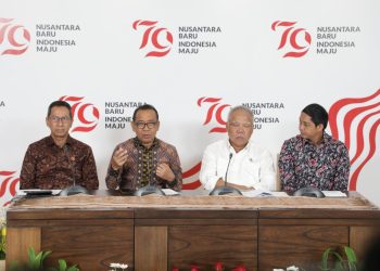 Menteri Sekretaris Negara (Mensesneg) Pratikno dalam Konferensi Pers Bulan Kemerdekaan di Gedung Utama Kementerian Sekretariat Negara, Jakarta, Kamis (01/08/2024). (Foto: Humas Kemensetneg/Faisal)